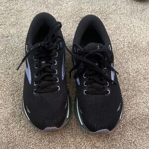 Brooks Black and Gray Athletic Shoes